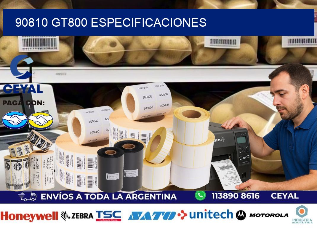 90810 GT800 especificaciones