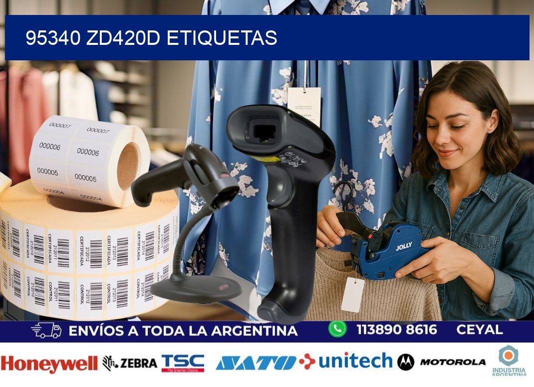95340 ZD420d etiquetas