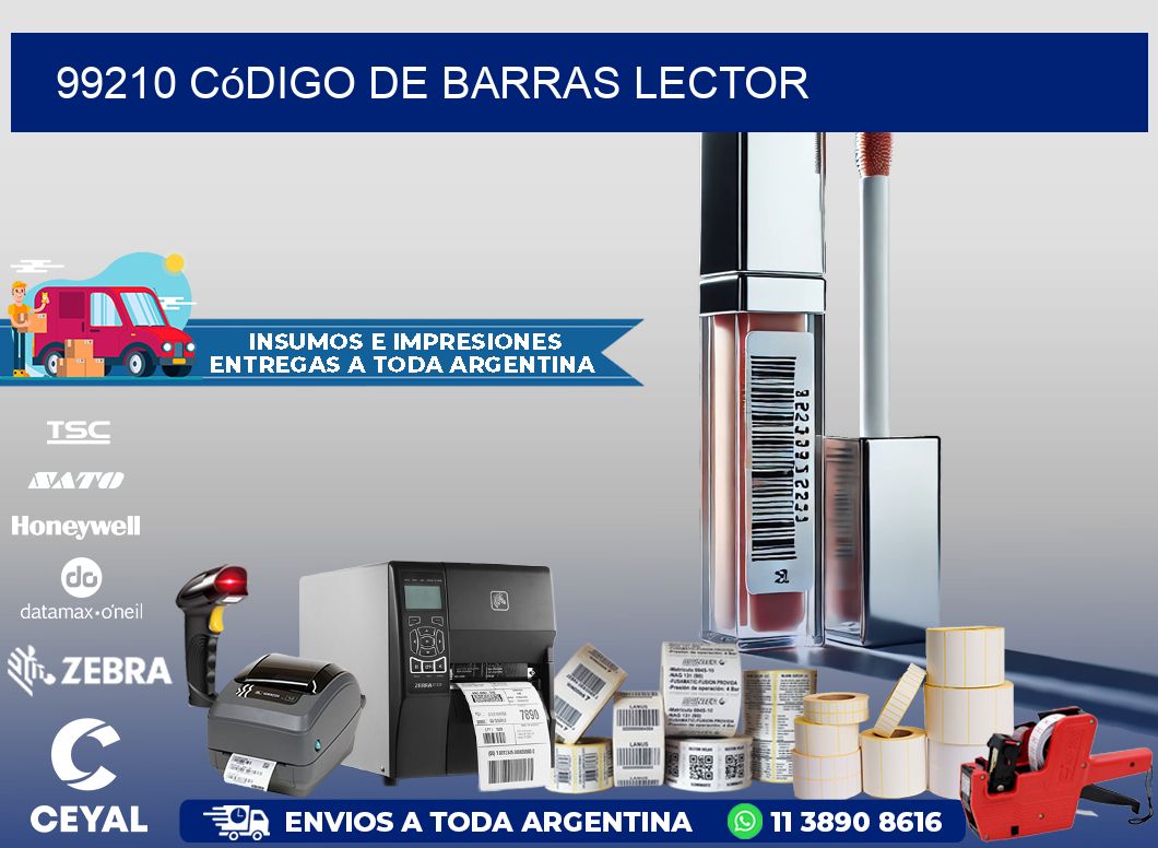 99210 Código de barras lector