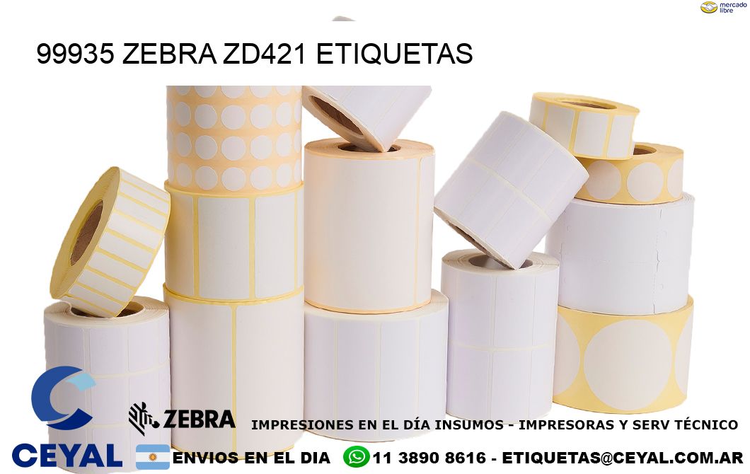 99935 Zebra ZD421 etiquetas