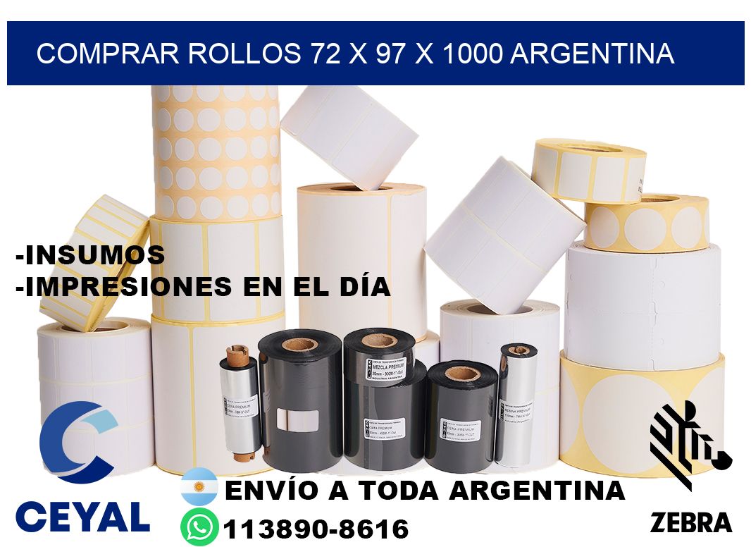 Comprar Rollos 72 x 97 x 1000 argentina