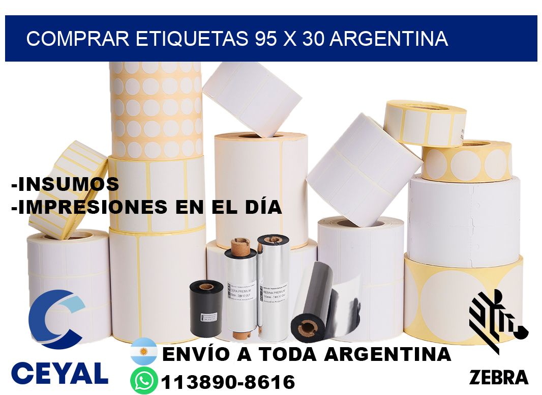 Comprar etiquetas 95 x 30 argentina