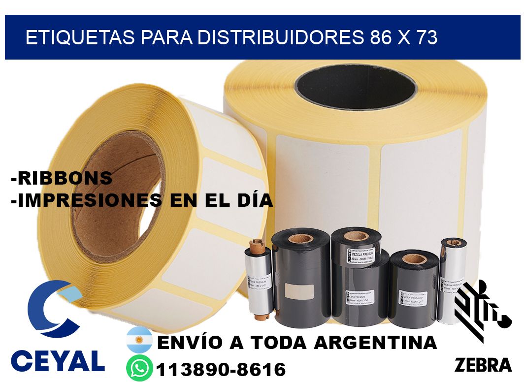 ETIQUETAS PARA DISTRIBUIDORES 86 x 73