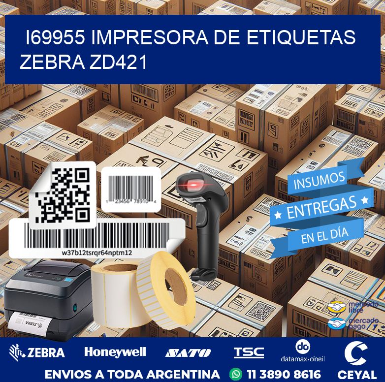 I69955 impresora de etiquetas Zebra ZD421