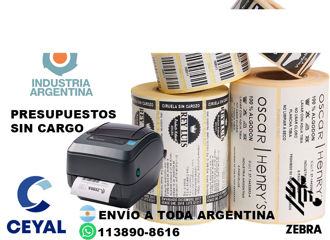 impresoras de etiquetas adhesivas mercadolibre  35 x 29