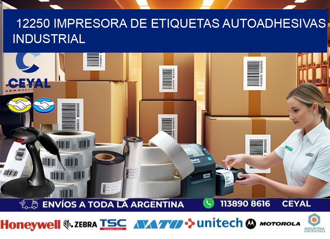 12250 Impresora de etiquetas autoadhesivas industrial