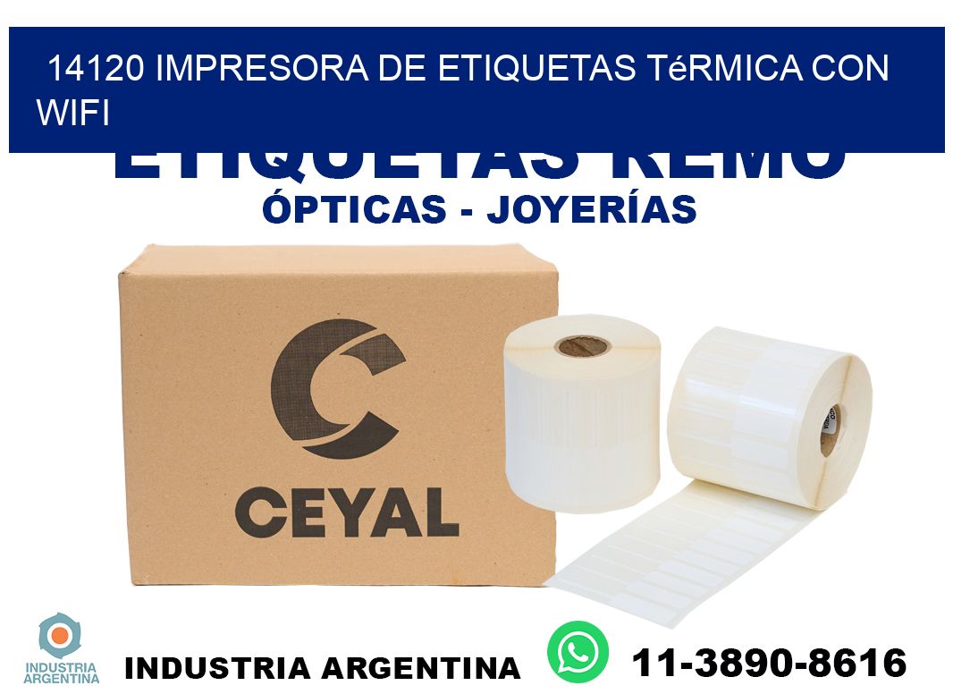 14120 impresora de etiquetas térmica con wifi