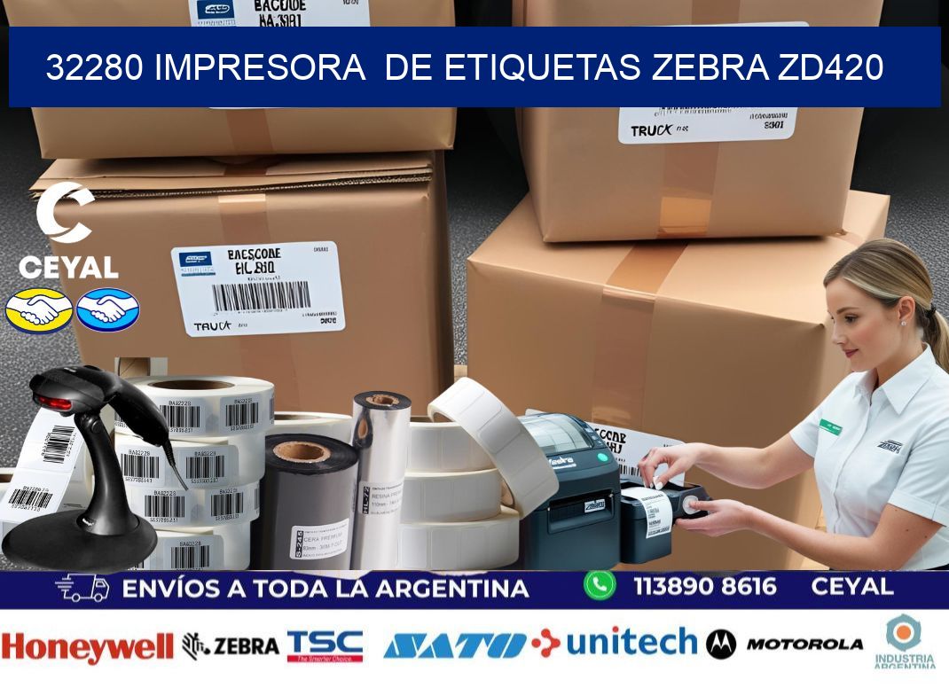 32280 impresora  de etiquetas Zebra ZD420