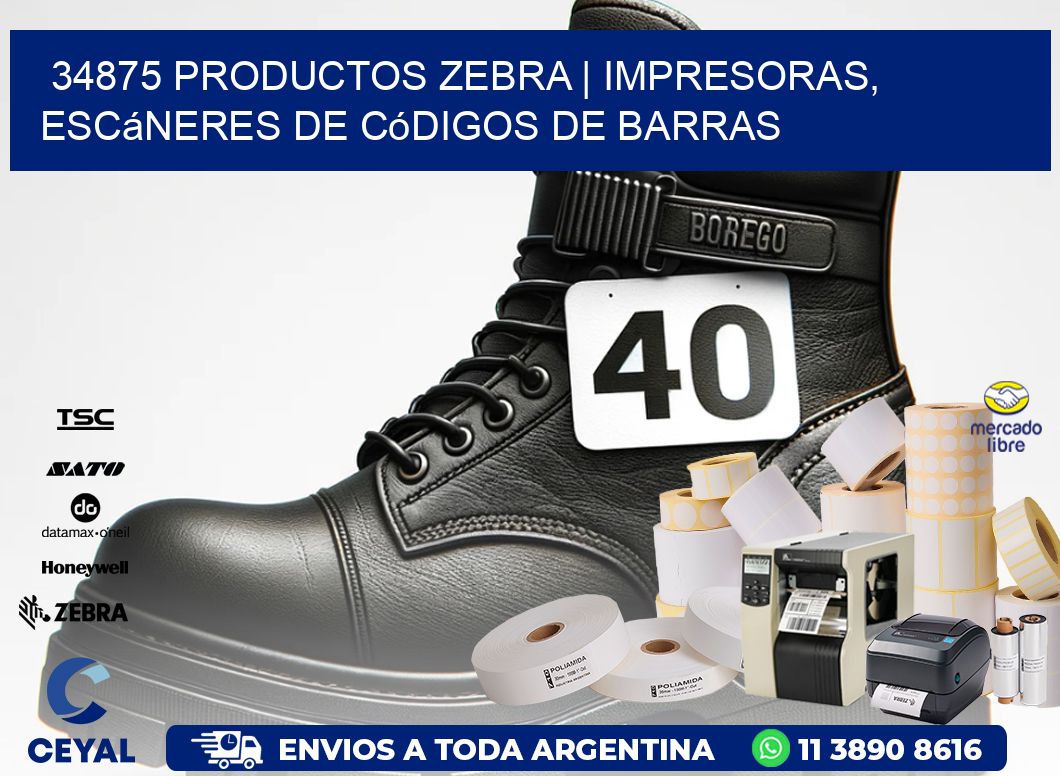 34875 Productos Zebra | Impresoras, escáneres de códigos de barras