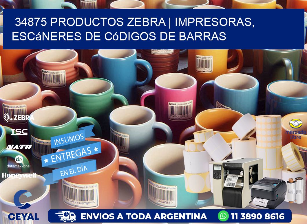 34875 Productos Zebra | Impresoras, escáneres de códigos de barras