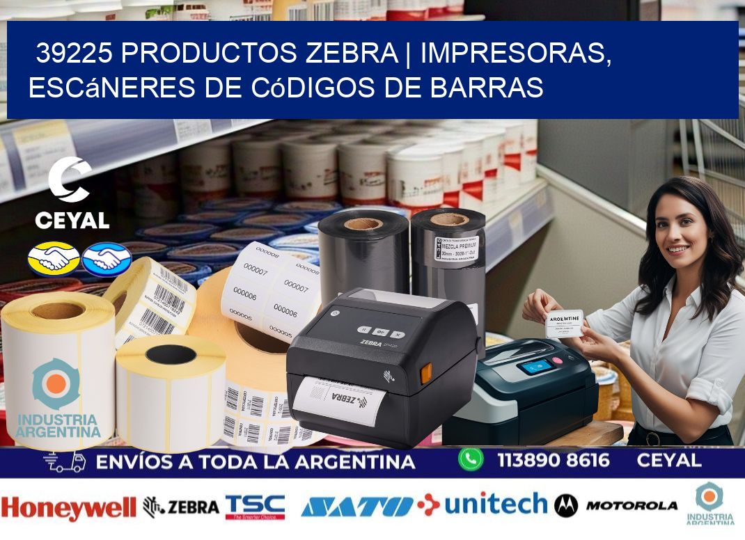 39225 Productos Zebra | Impresoras, escáneres de códigos de barras