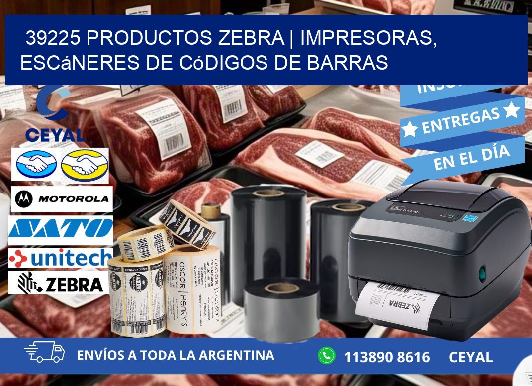 39225 Productos Zebra | Impresoras, escáneres de códigos de barras