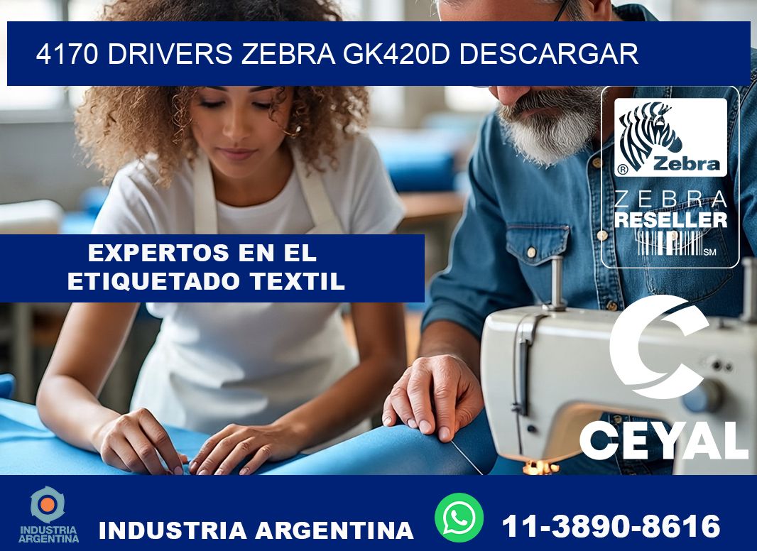 4170 drivers zebra gk420d descargar