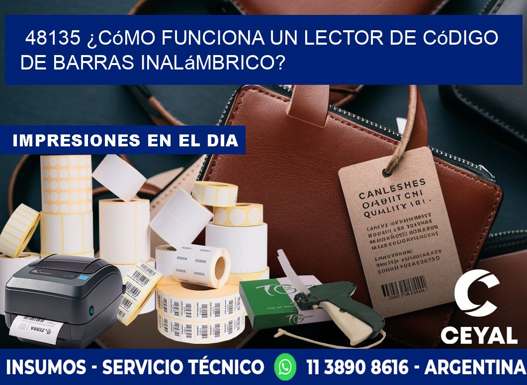 48135 ¿Cómo funciona un lector de código de barras inalámbrico?