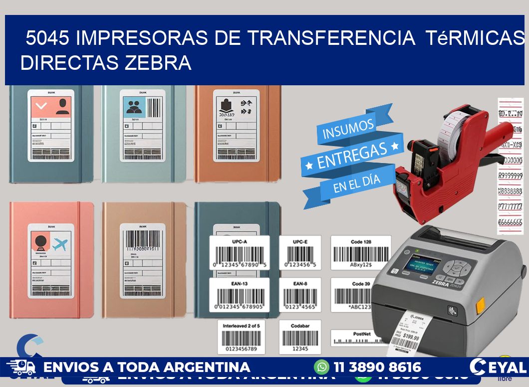 5045 impresoras de Transferencia térmicas directas zebra