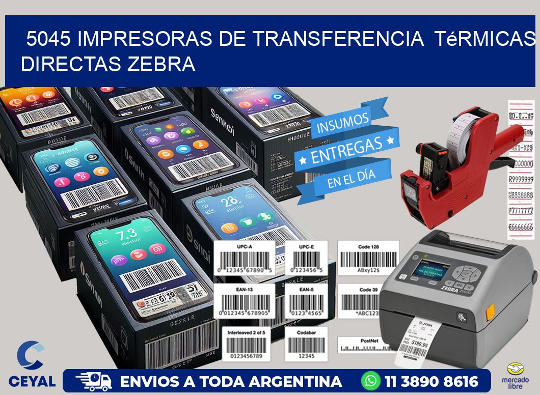 5045 impresoras de Transferencia térmicas directas zebra