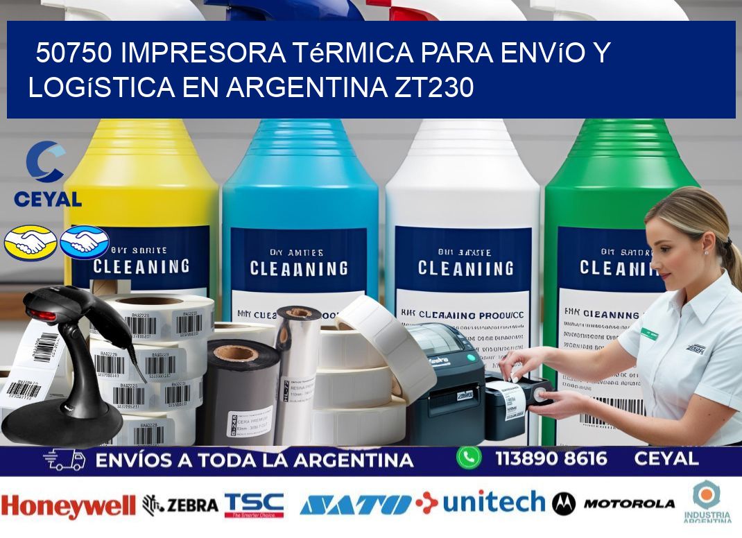 50750 impresora térmica para envío y logística en Argentina ZT230