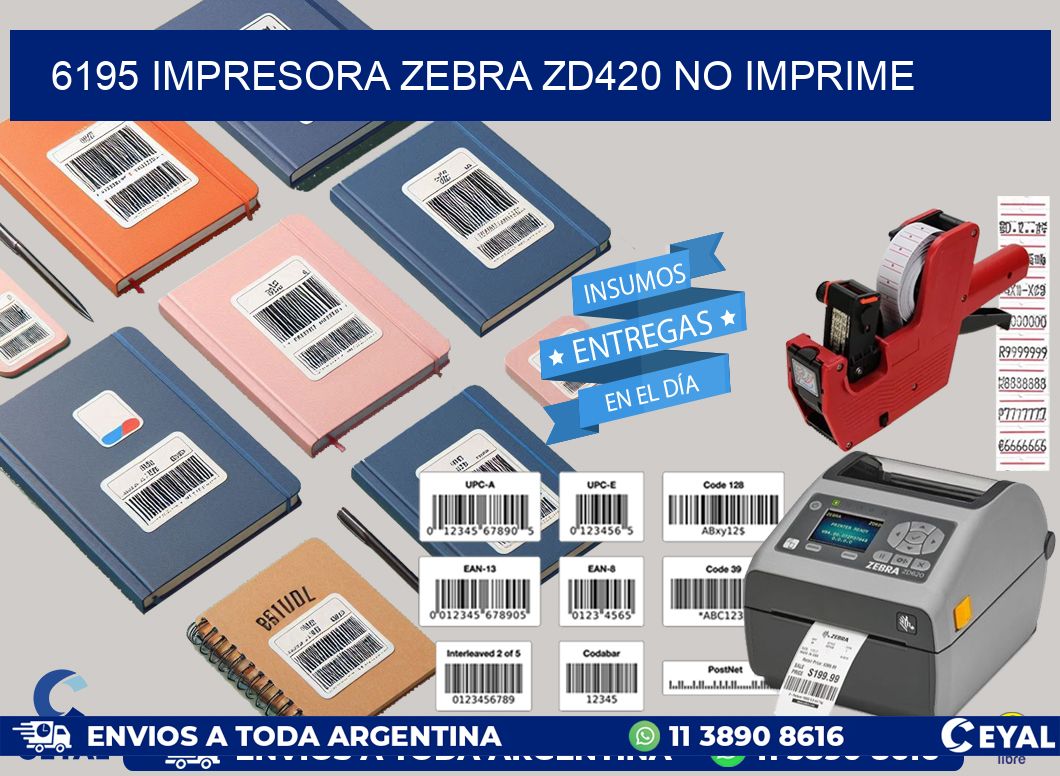 6195 Impresora Zebra ZD420 no imprime