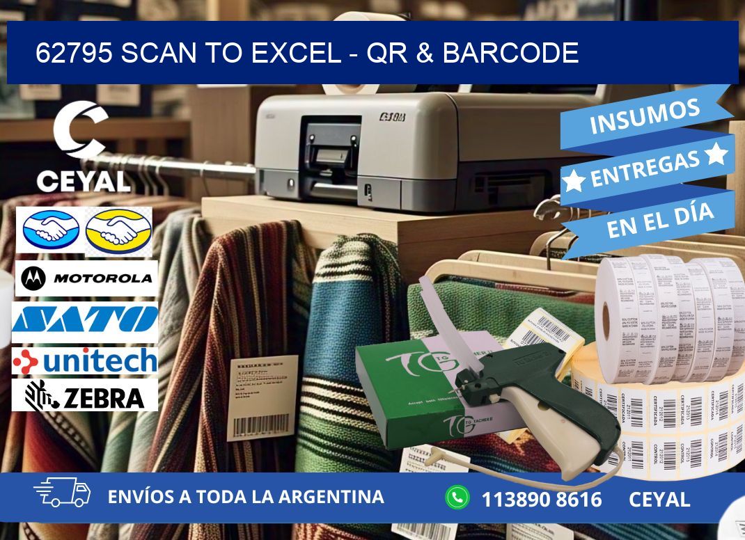 62795 Scan to Excel - QR & Barcode