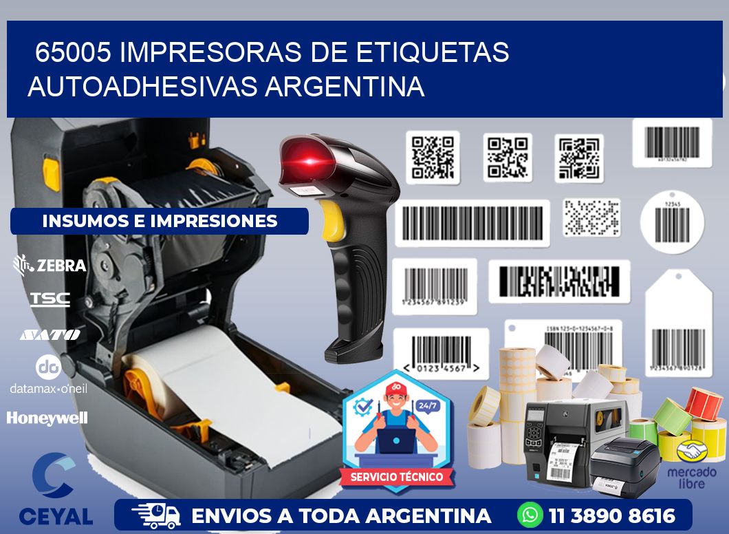 65005 Impresoras de etiquetas autoadhesivas argentina