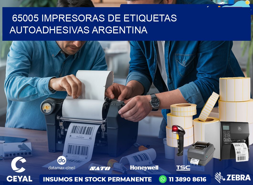 65005 Impresoras de etiquetas autoadhesivas argentina