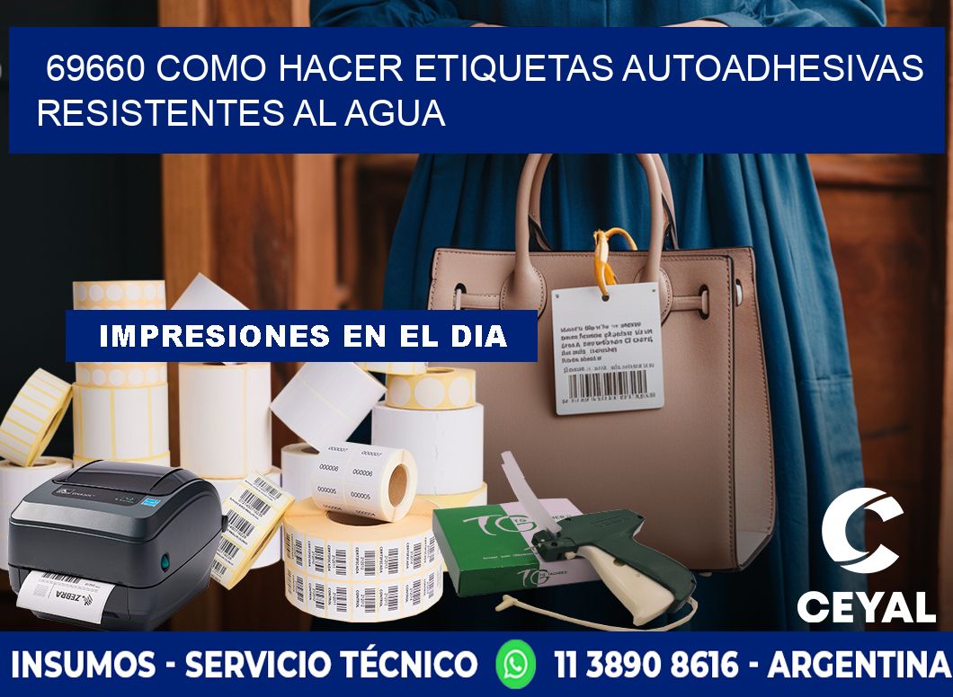 69660 Como hacer etiquetas autoadhesivas resistentes al agua