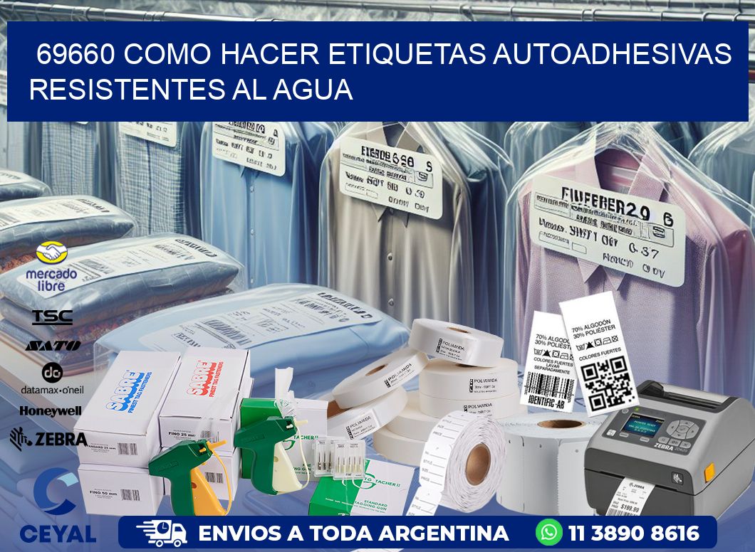 69660 Como hacer etiquetas autoadhesivas resistentes al agua