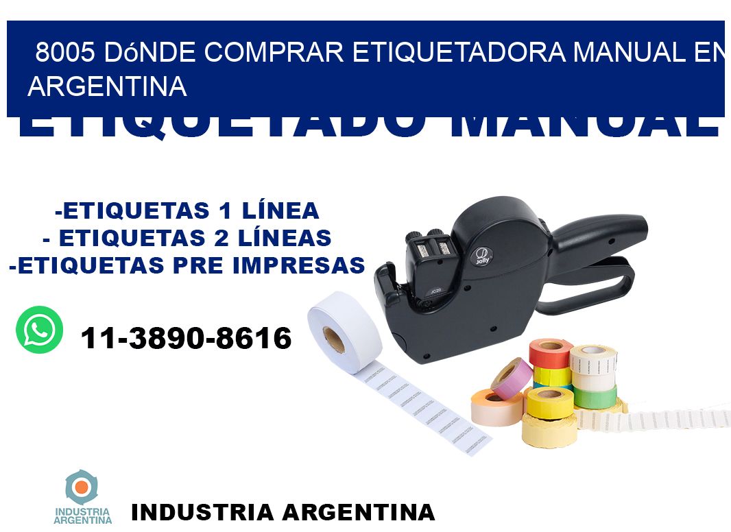 8005 dónde comprar etiquetadora manual en argentina