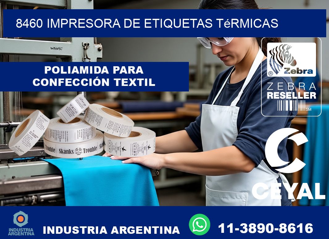 8460 Impresora de etiquetas térmicas