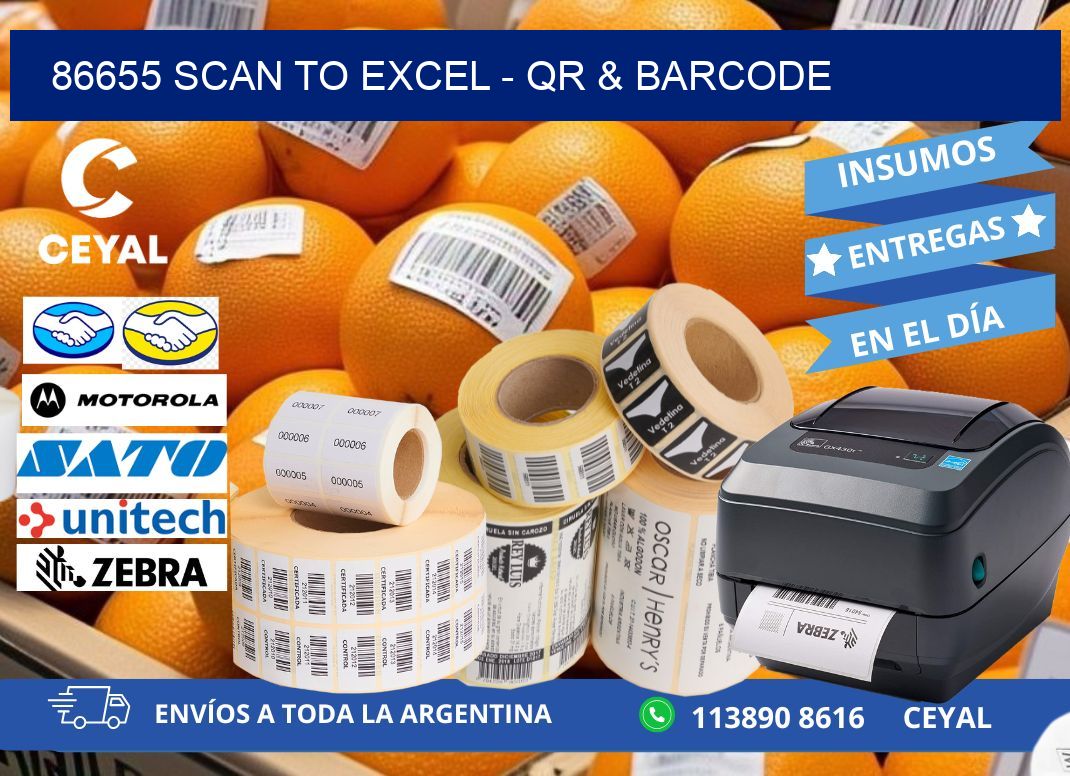 86655 Scan to Excel - QR & Barcode