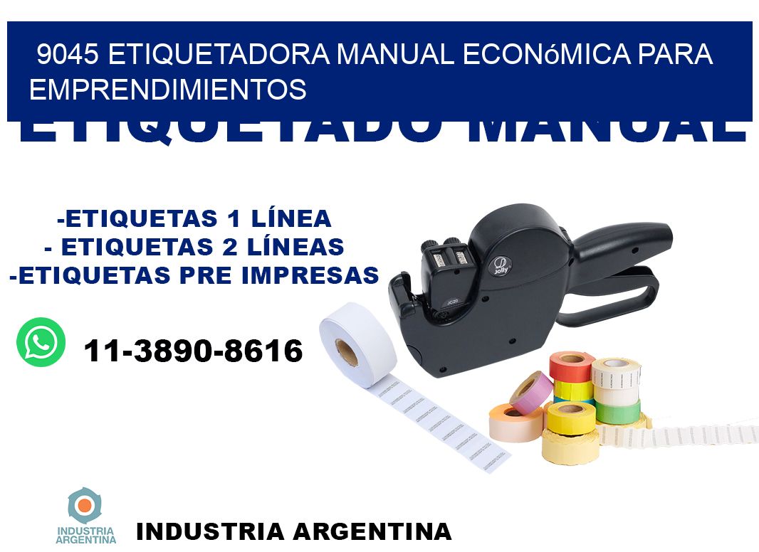 9045 etiquetadora manual económica para emprendimientos