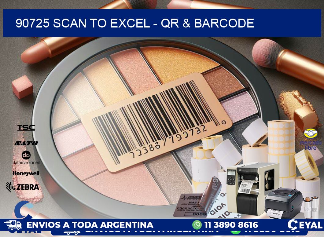 90725 Scan to Excel – QR & Barcode