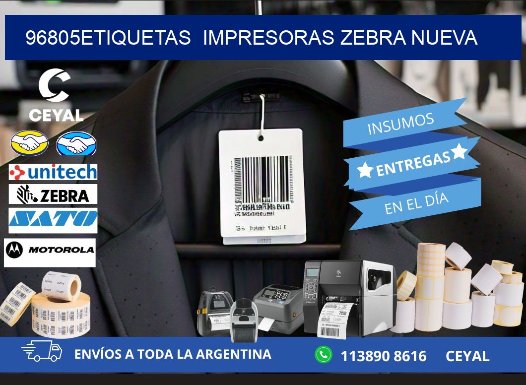 96805etiquetas  impresoras zebra nueva