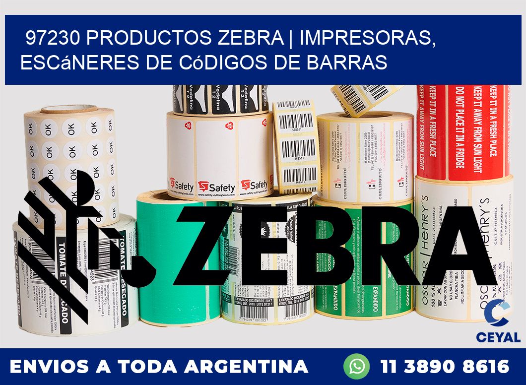 97230 Productos Zebra | Impresoras, escáneres de códigos de barras