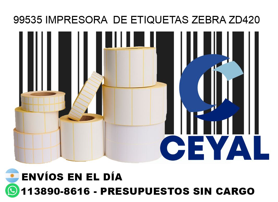 99535 impresora  de etiquetas Zebra ZD420
