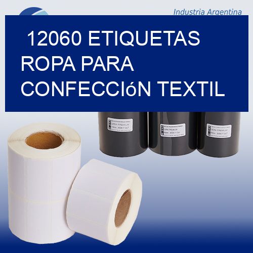 12060 Etiquetas ropa para confección textil