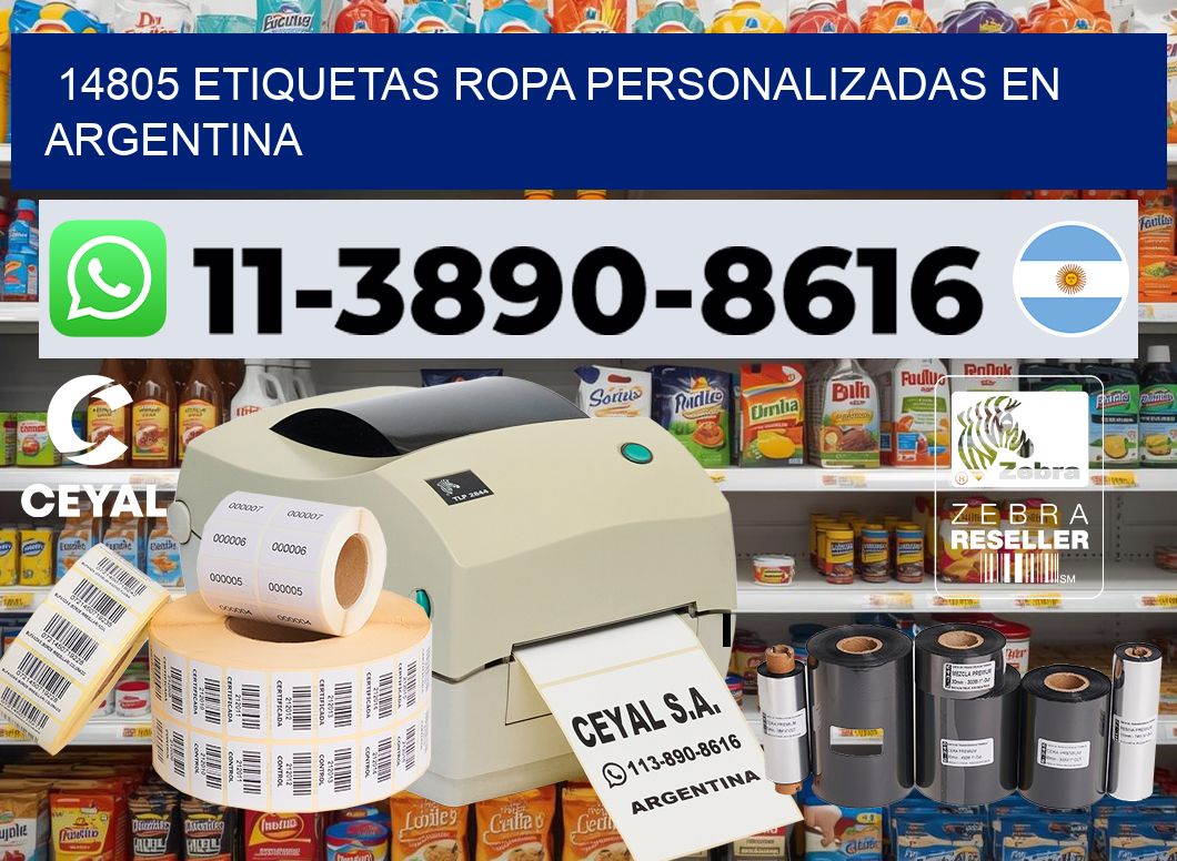 14805 Etiquetas ropa personalizadas en Argentina
