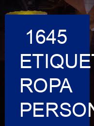 1645 Etiquetas ropa personalizadas de alta calidad