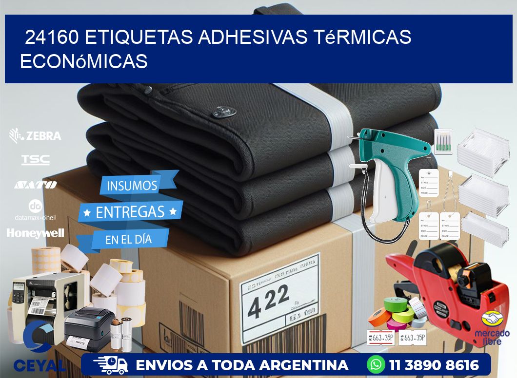 24160 etiquetas adhesivas térmicas económicas