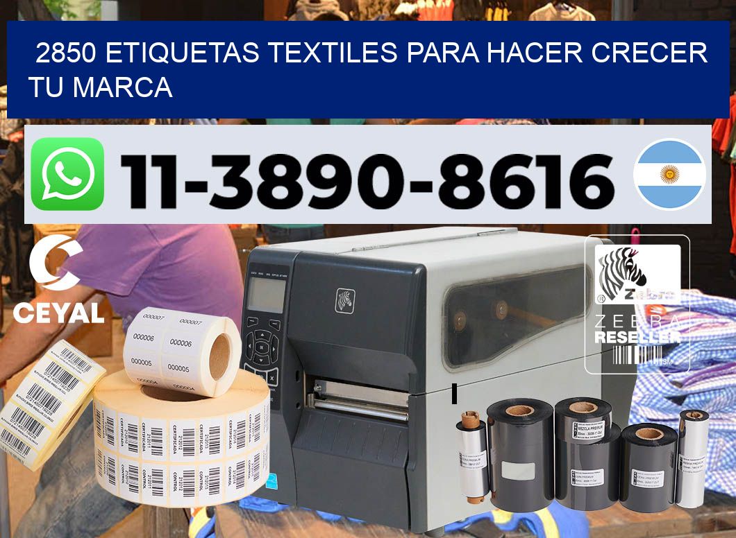 2850 Etiquetas textiles para hacer crecer tu marca