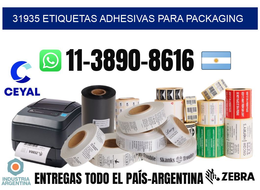 31935 etiquetas adhesivas para packaging