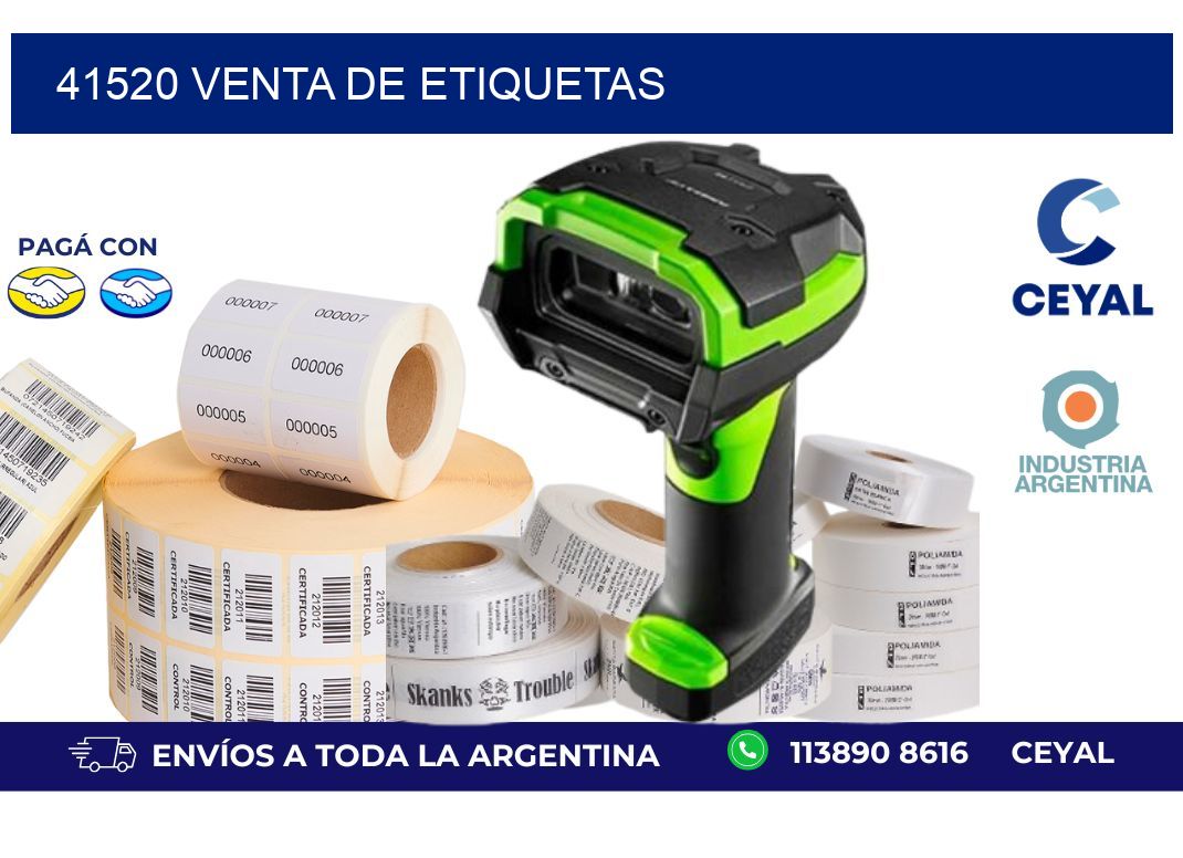 41520 venta de etiquetas