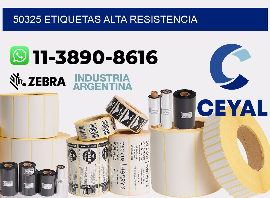 50325 etiquetas alta resistencia