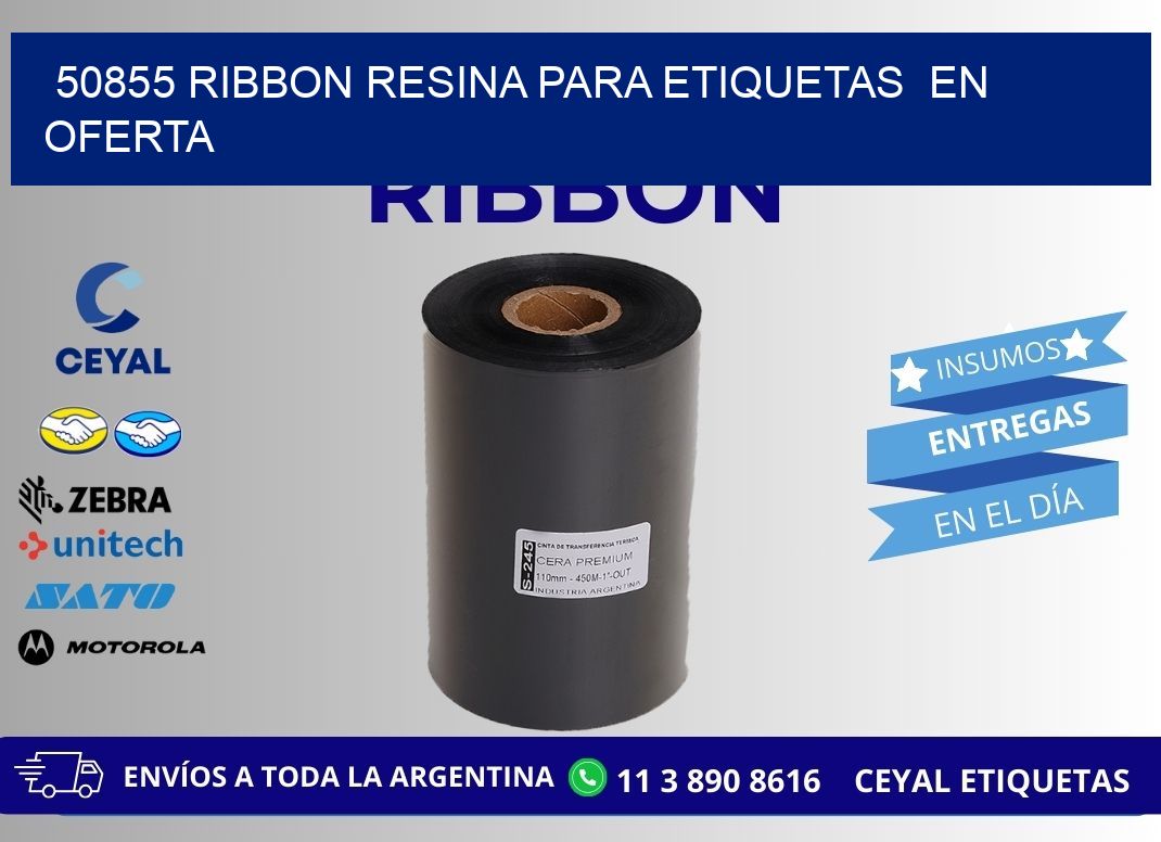 50855 ribbon resina para etiquetas  en oferta