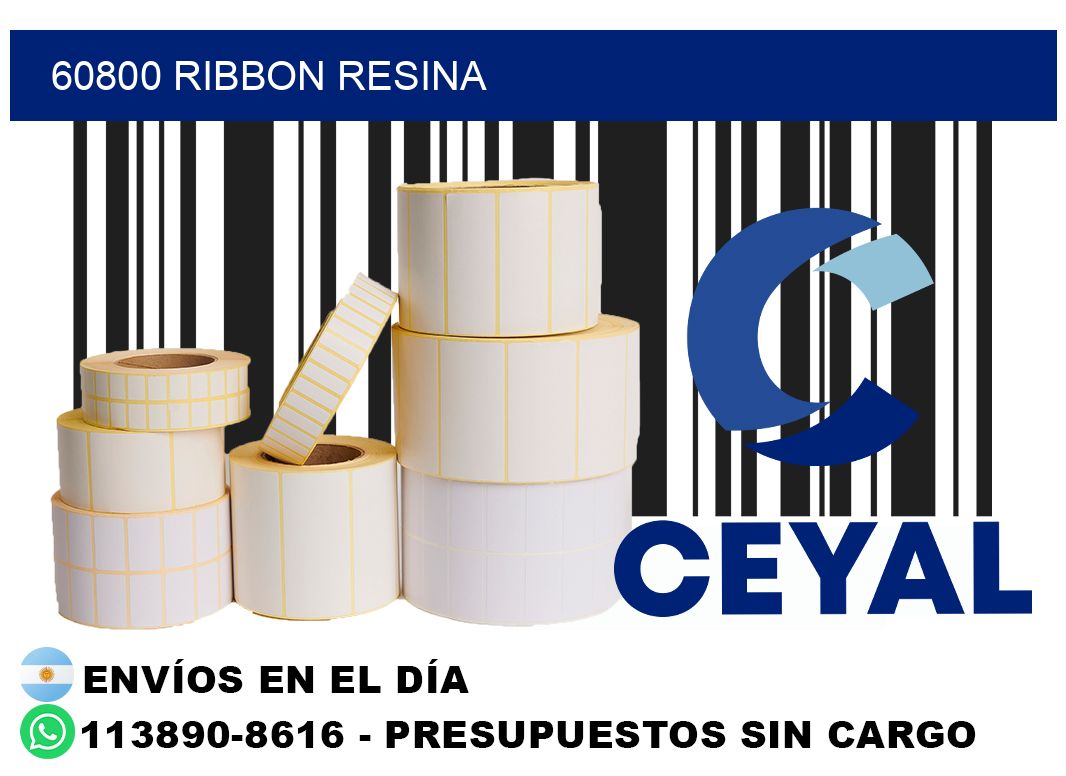 60800 ribbon resina