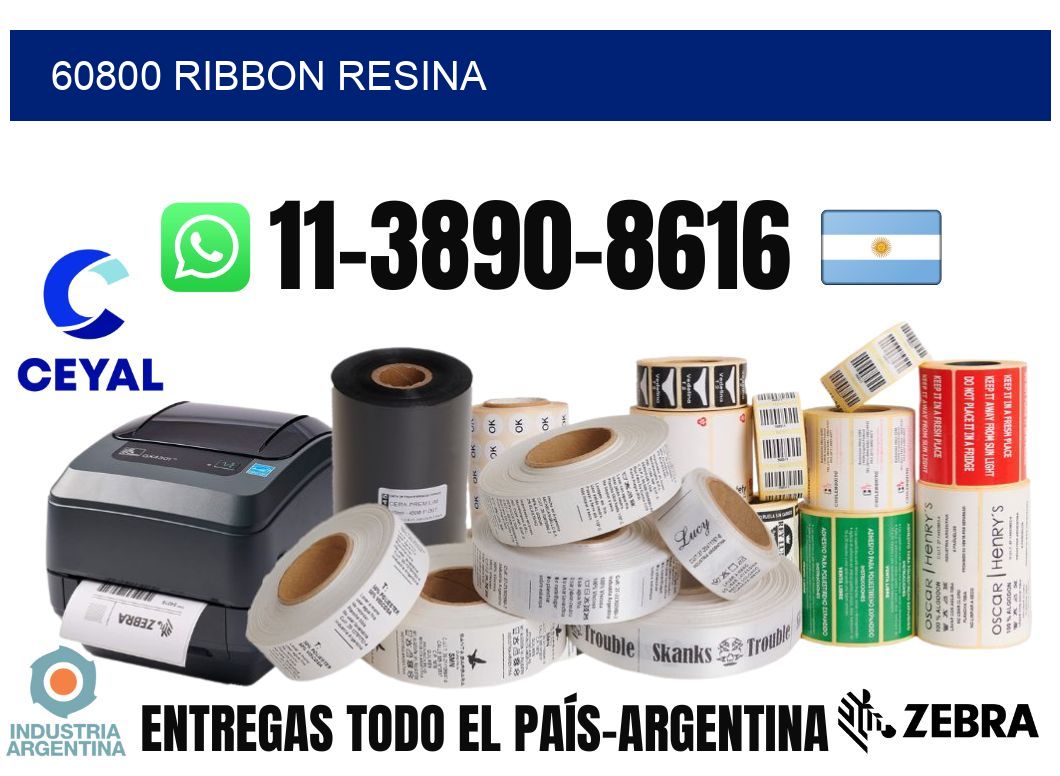60800 ribbon resina
