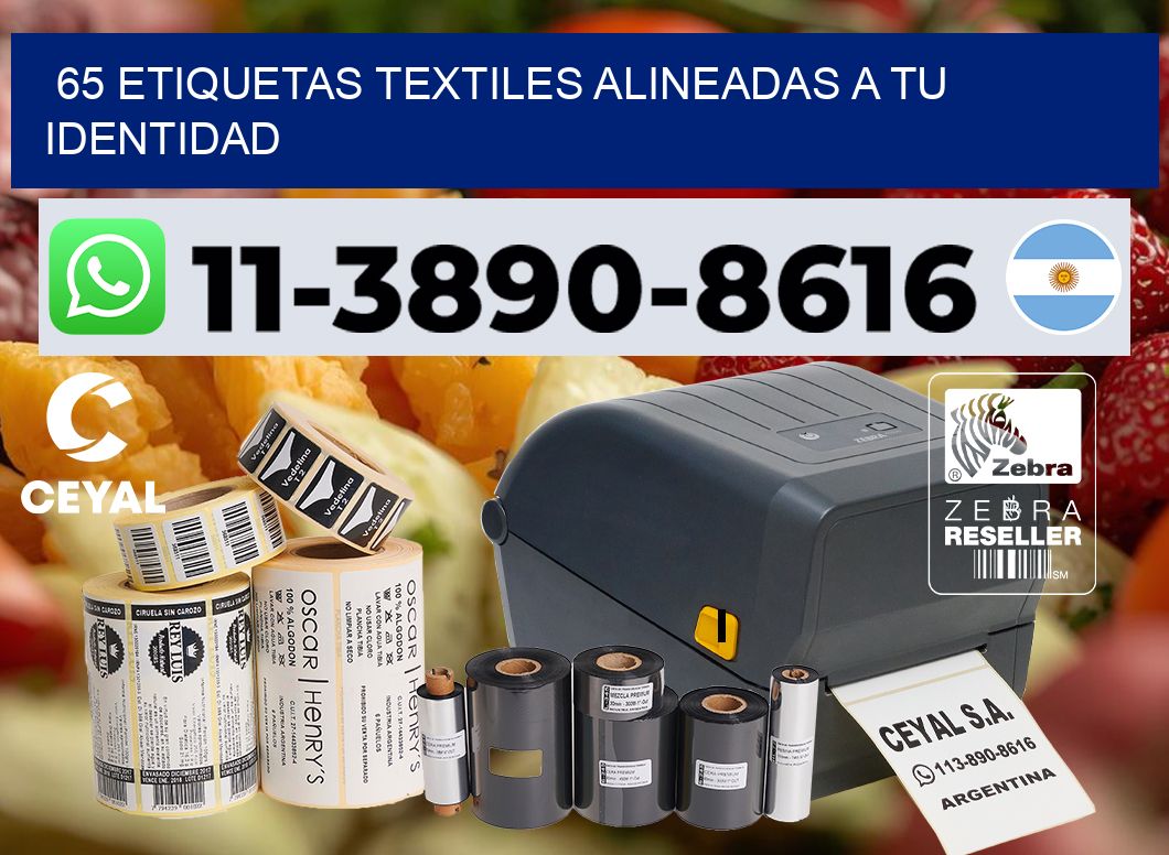 65 Etiquetas textiles alineadas a tu identidad