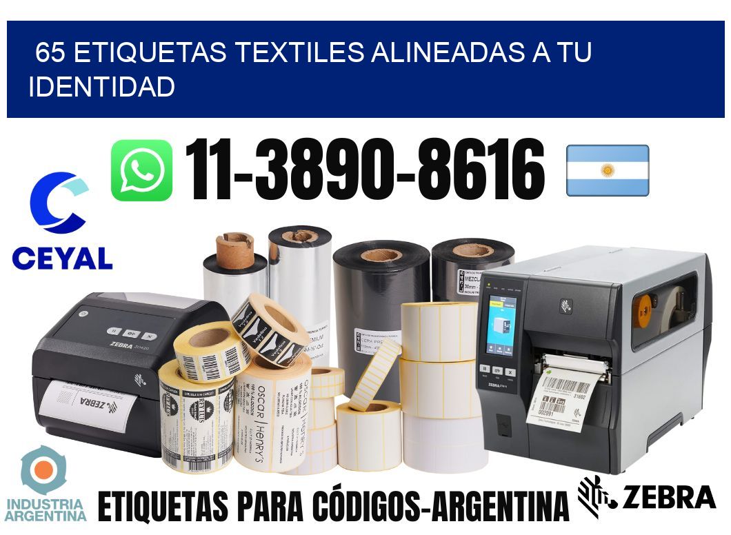 65 Etiquetas textiles alineadas a tu identidad