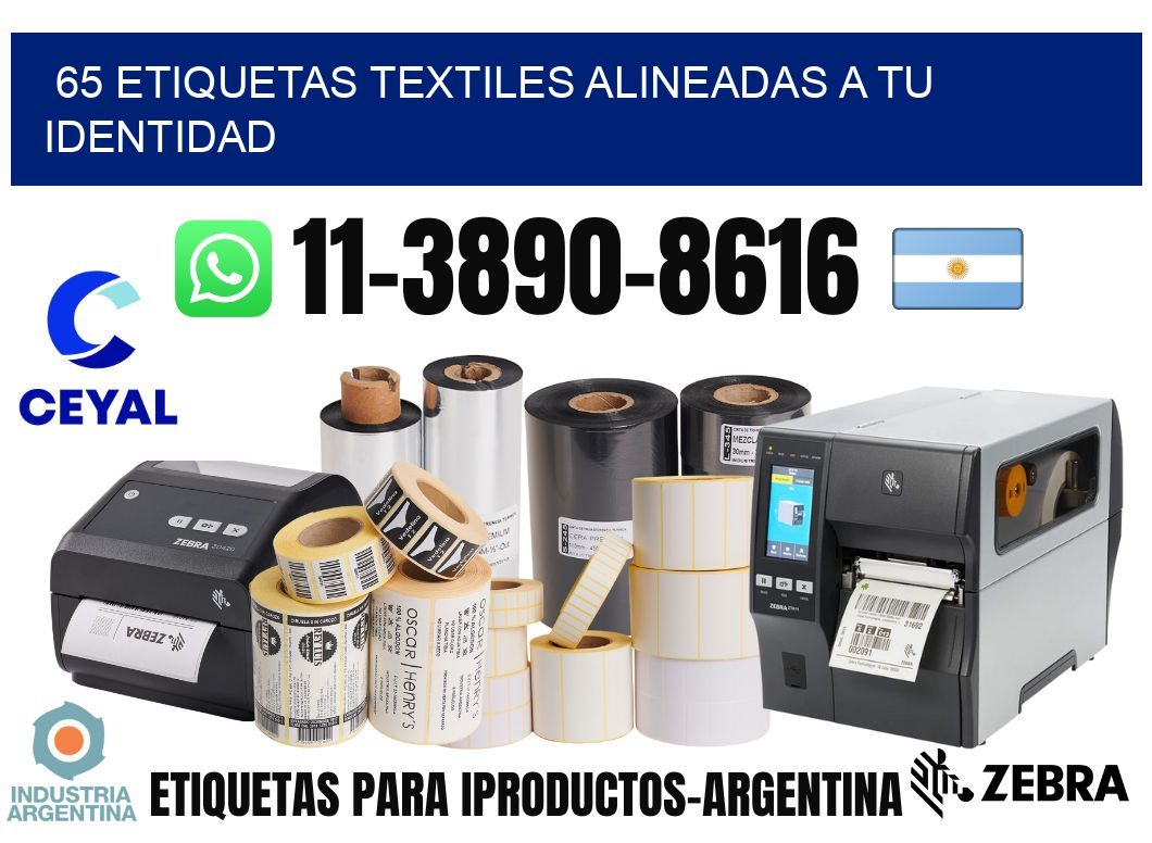 65 Etiquetas textiles alineadas a tu identidad