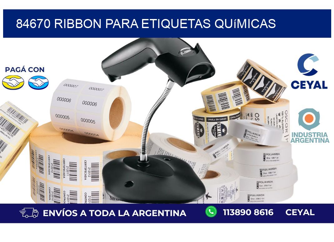 84670 ribbon para etiquetas químicas